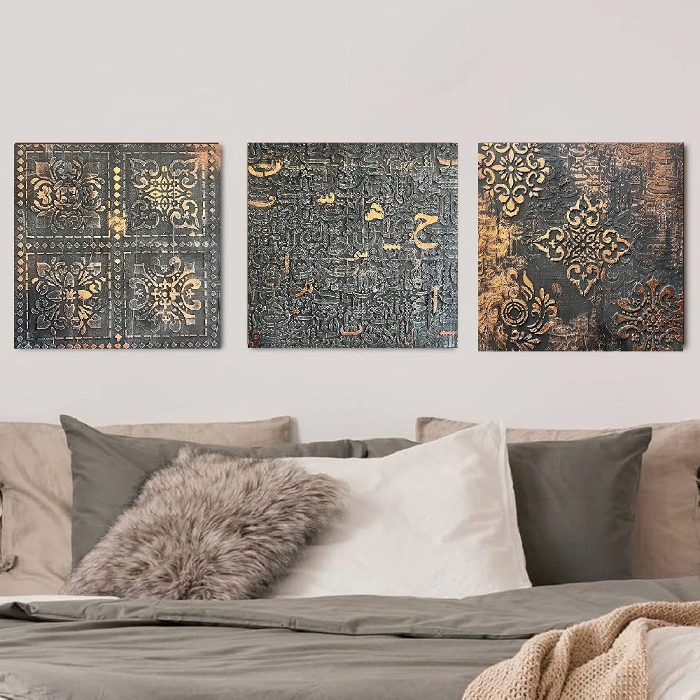 3 Pieces Copper Black