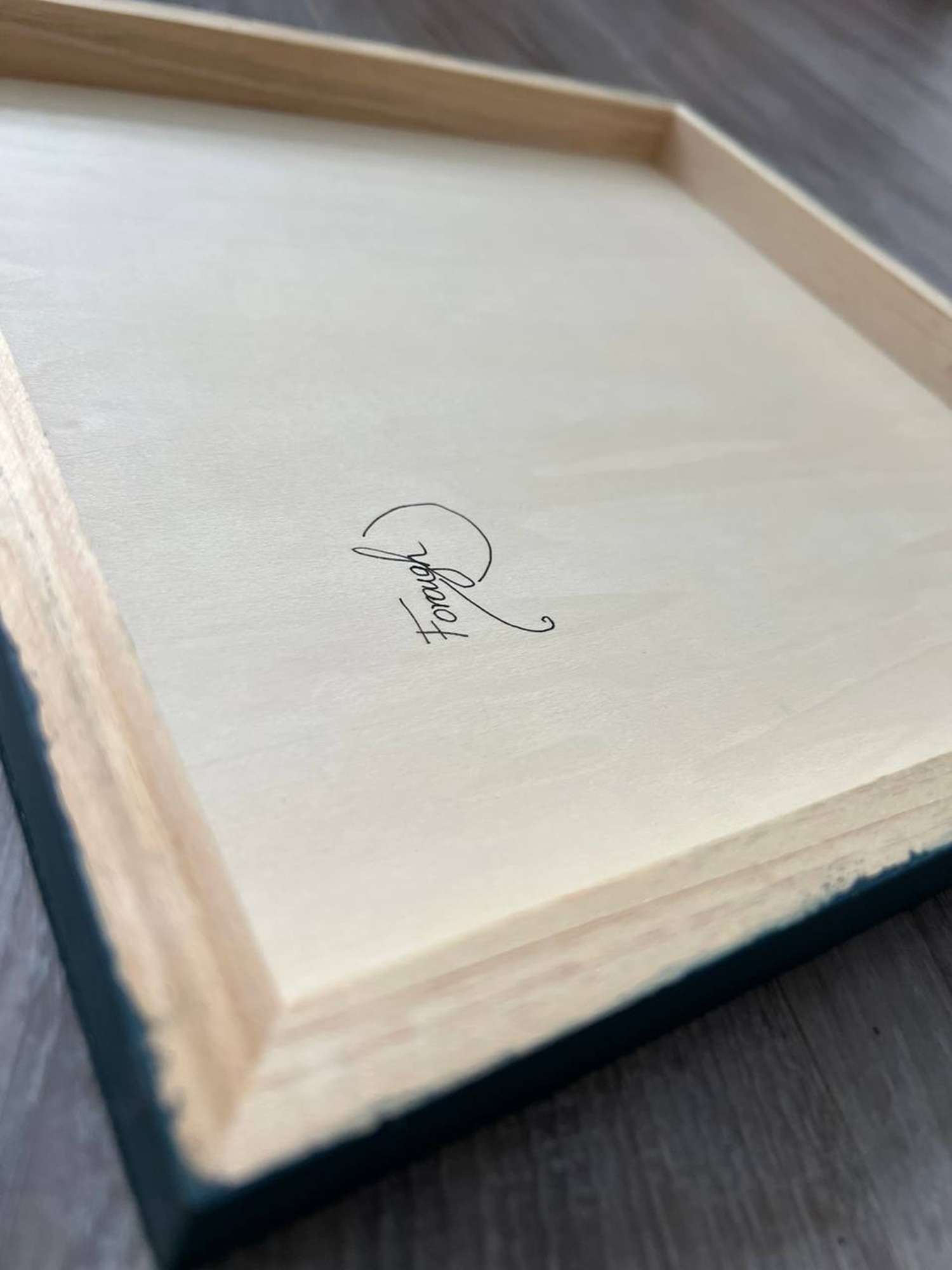 Night and Moon — view 10, signed back panel