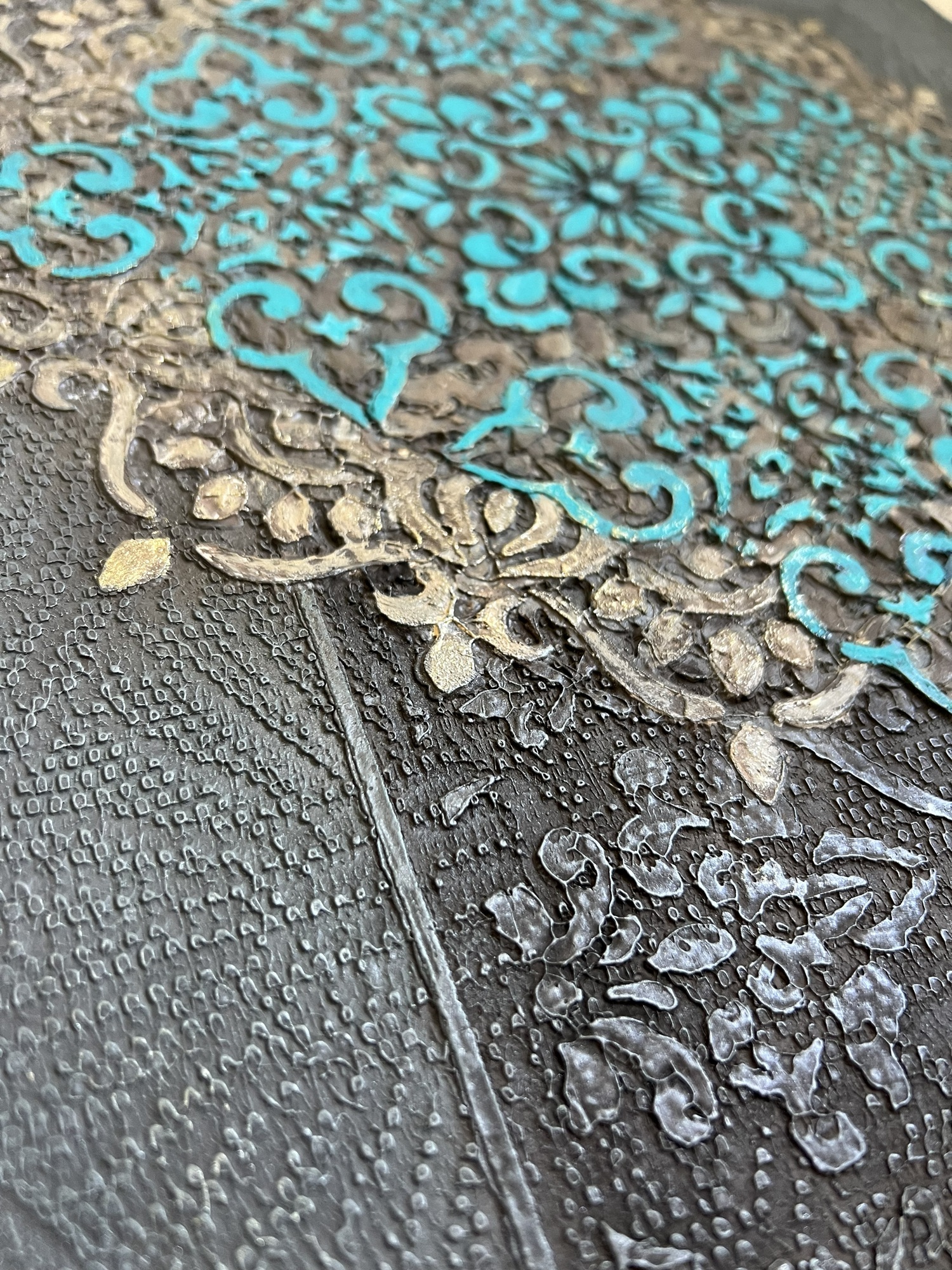 Turquoise Stone — view 5, corner texture detail