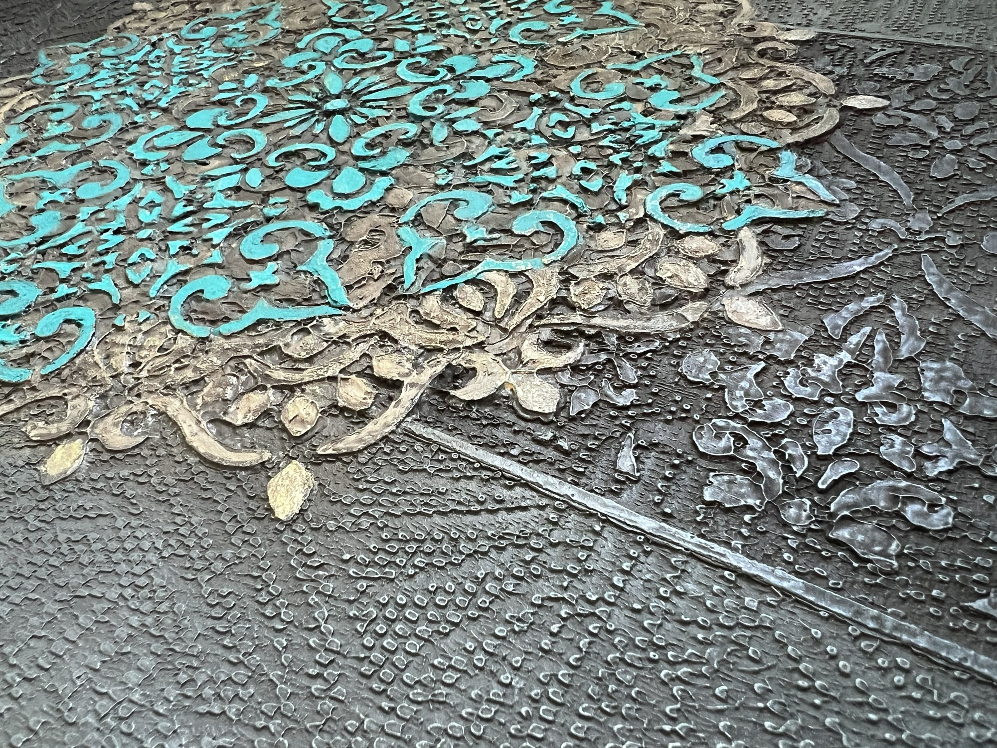 Turquoise Stone — view 7, medallion detail