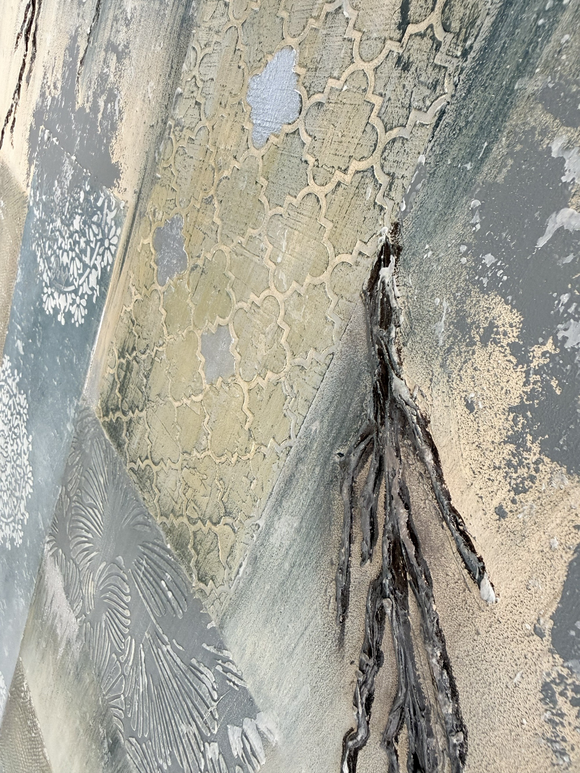 Behind Winter's Windows — view 6, branch and texture detail