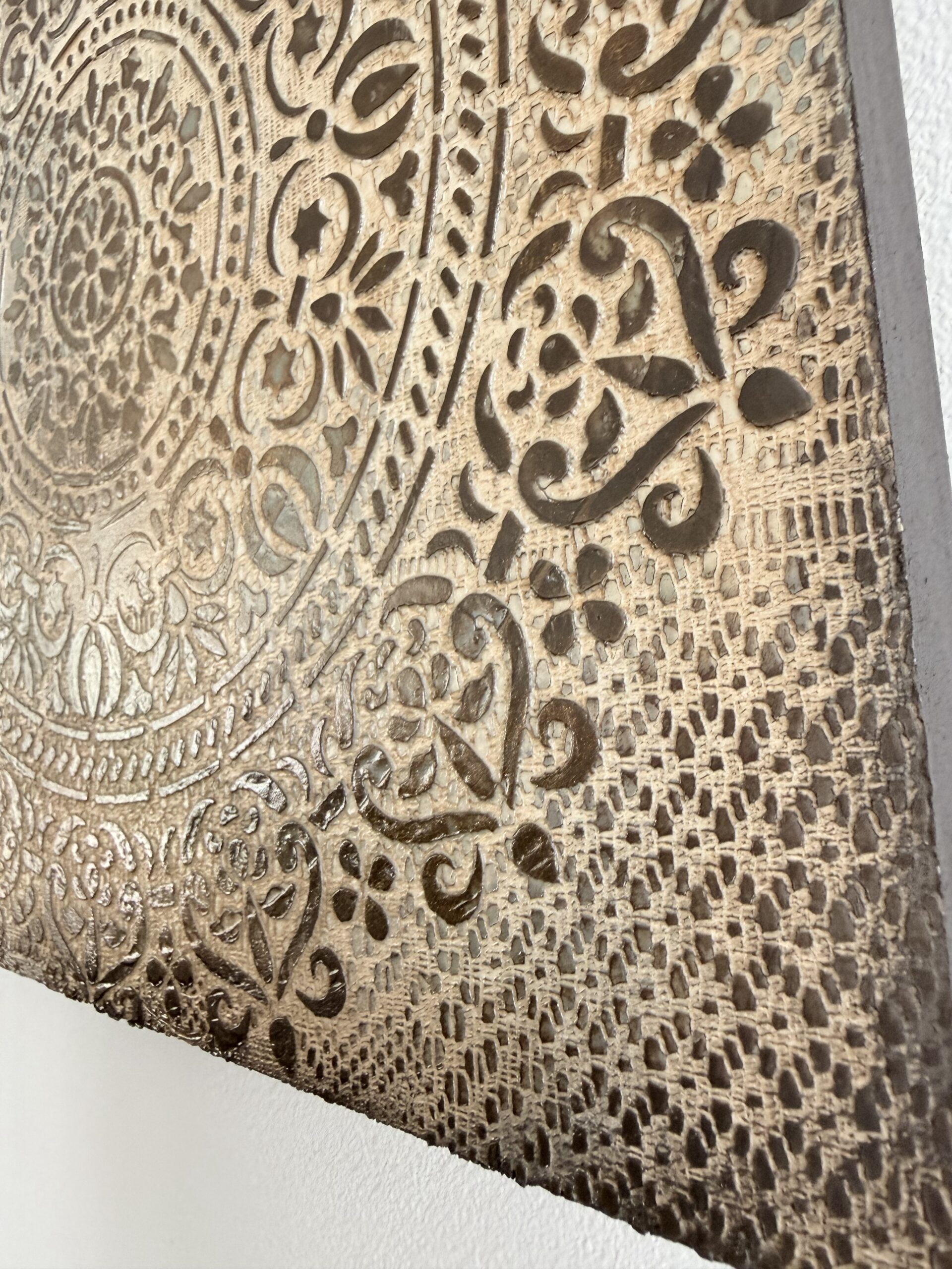 Whispers of Patterns — afbeelding 6, detail mandalahoek