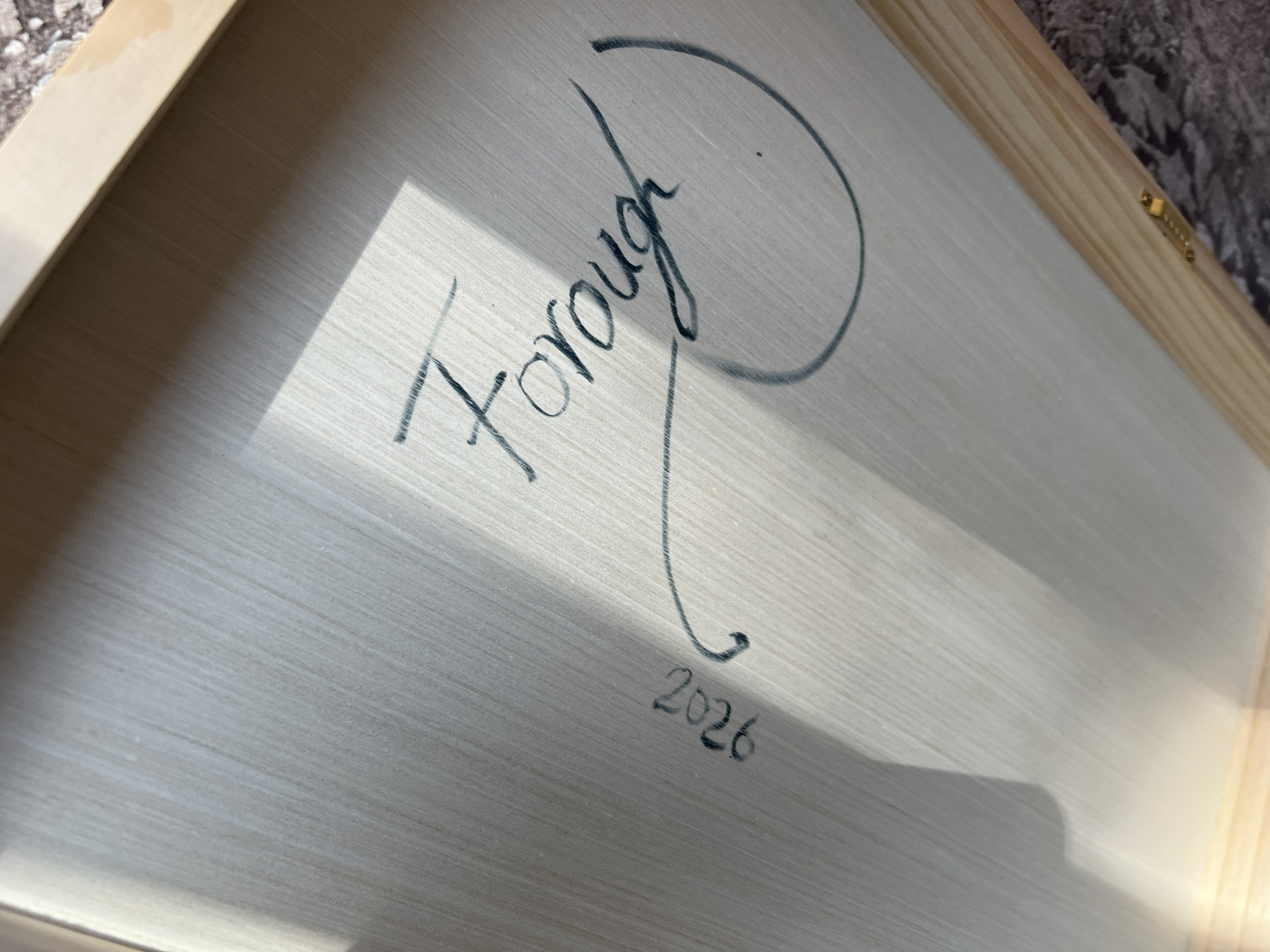 Vintage Carpet — afbeelding 11, gesigneerde achterkant